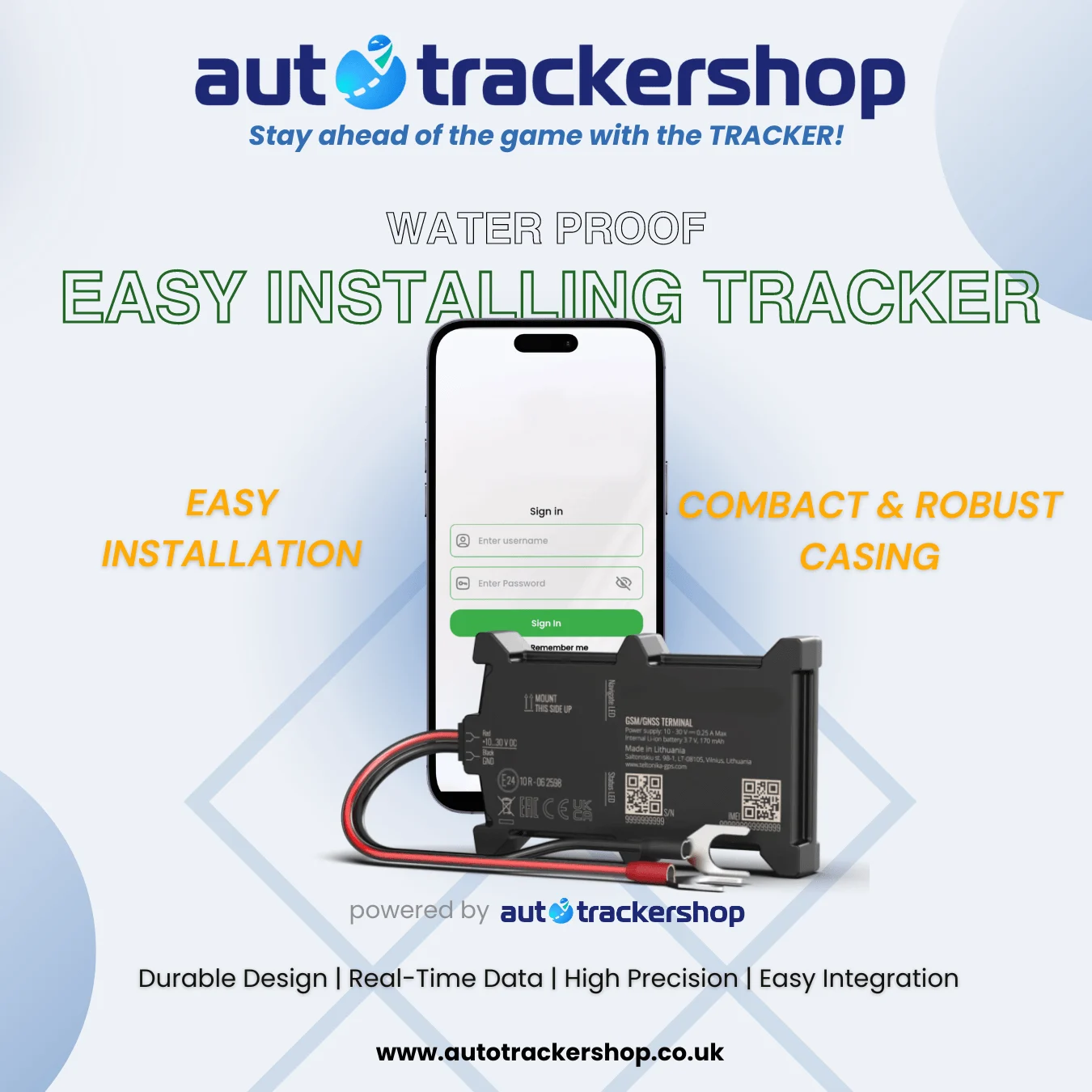 AutoTrack Easy Installing Tracker Autotrackershop