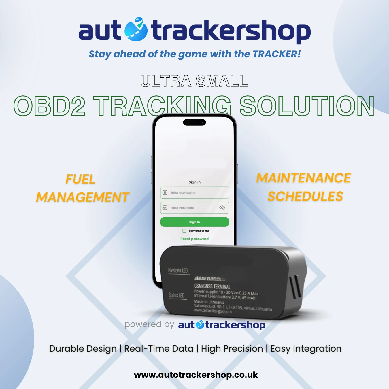AutoTrack OBD2 Tracker Autotrackershop