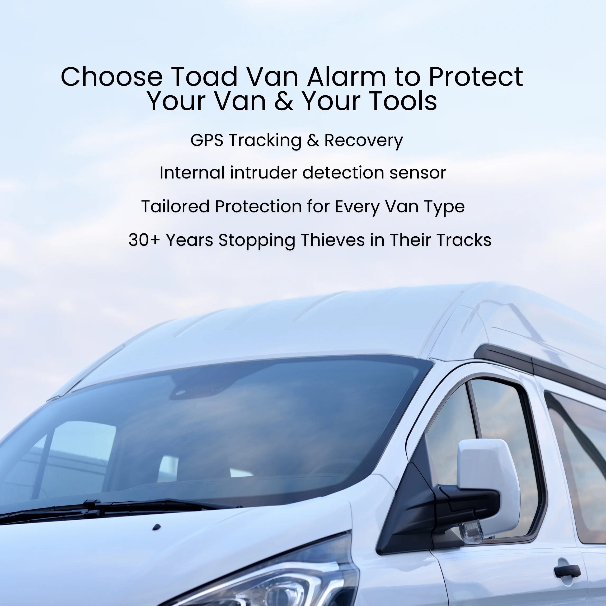 choose Toad Van Alarm Uk to protect your van