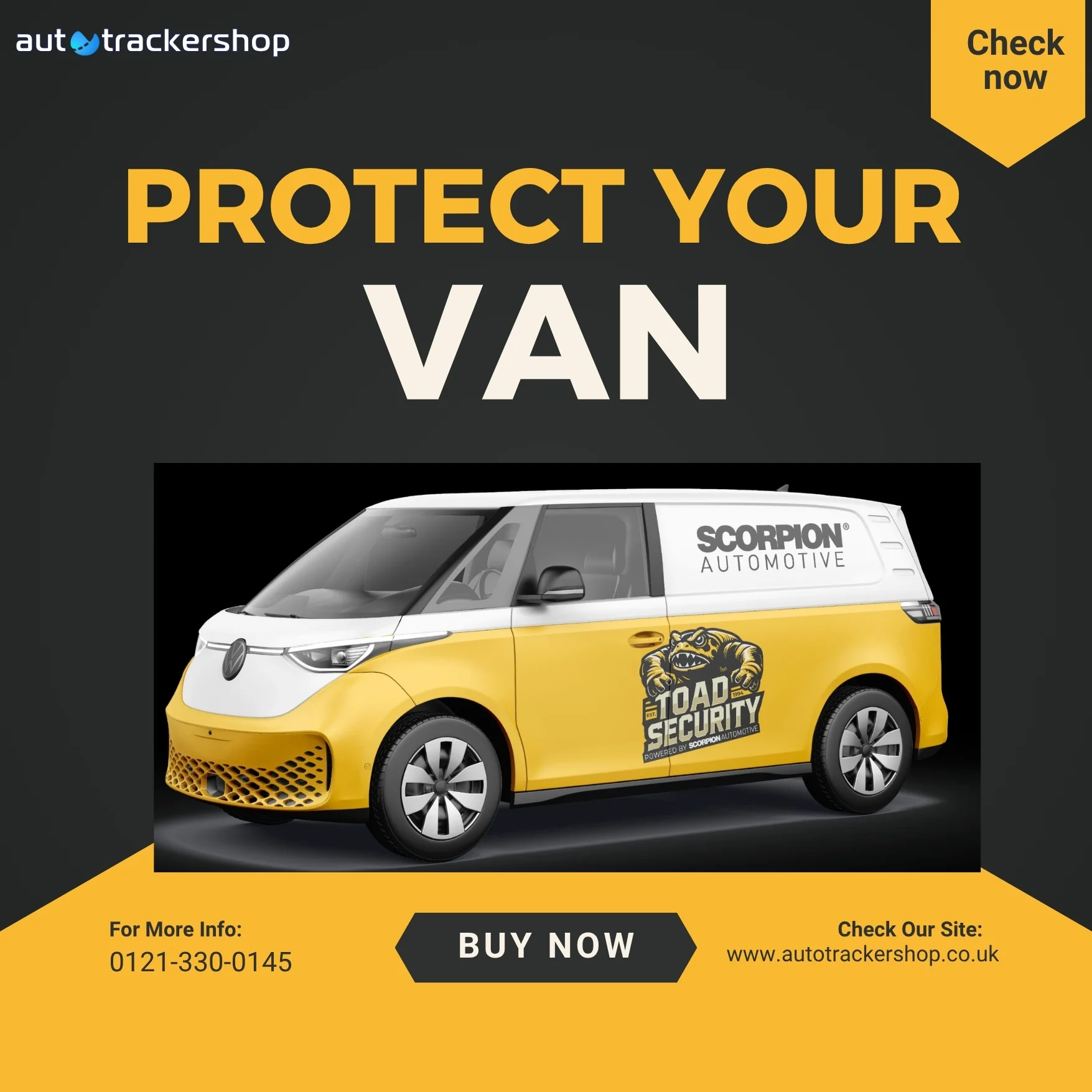 Protect your van with Toad van alarms Autotrackershop